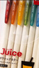 百樂(lè )（PILOT）Juice果汁筆彩色中性筆0.5簽字筆按動(dòng)水筆文具學(xué)生手賬筆高顏值 LJU-15-6CC 經(jīng)典6色裝 曬單實(shí)拍圖