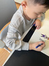 愛(ài)慕兒童（AIMER KIDS）時(shí)尚外穿抗菌兒童運動(dòng)休閑衛衣衛褲男女童中性套頭長(cháng)袖高彈奶皮衣 中性上衣AK341E241 130 曬單實(shí)拍圖