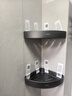 九牧（JOMOO）毛巾架衛(wèi)生間置物架免打孔雙折疊掛件套裝太空鋁3件套套裝93058 曬單實拍圖