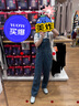 無(wú)印良品（MUJI） 女式 木棉混牛仔背帶褲 女款 牛仔褲子女裝 長(cháng)褲 25年秋季 藍色 S （155/62A） 曬單實(shí)拍圖
