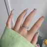 DAISY DREAMS999足銀滿天星戒指女輕奢小眾高級感食指戒指手飾送女友節(jié)日禮物 【999銀】滿天星戒指 開口可調(diào)節(jié) 曬單實拍圖