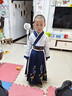 雀棲枝兒童古裝漢服國學(xué)服男童女童書(shū)童中國風(fēng)服裝小學(xué)生三字經(jīng)演出服女 升級款龍吟白藍直袖男款 160 曬單實(shí)拍圖