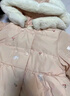 戴維貝拉（DAVE＆BELLA）兒童羽絨服連帽女寶寶上衣冬季新款女童外套小童外衣幼兒衣服 粉色【現貨】 80 cm（建議身高73-80cm） 曬單實(shí)拍圖