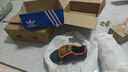 adidas「面包鞋」PUFFYLETTE經(jīng)典運動(dòng)棉鞋男女秋冬阿迪達斯三葉草 深藍/棕   42 (260mm) 曬單實(shí)拍圖