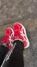 百麗踏小個(gè)子內增高7cm老爹鞋女2026春季新款透氣運動(dòng)鞋百搭厚底休閑鞋 紅色升級款 35 曬單實(shí)拍圖