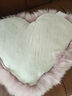 澳尊羊毛抱枕羊毛靠墊情人節禮物送女友可愛(ài)心形抱枕含芯毛絨靠墊 蜜月粉 HP 愛(ài)心靠墊30cm*45cm 含芯 曬單實(shí)拍圖