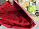 金淼源純棉工作服男春秋長(cháng)袖焊工電焊服耐磨工廠(chǎng)車(chē)間全棉勞保工裝定制 A單反紅色 2XL /180 套裝 曬單實(shí)拍圖