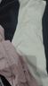 森馬（Semir）【云柔親膚】長袖t恤女短款V領修身上衣24年新款插肩袖休閑薄外套 粉色調(diào)01315 M 曬單實拍圖