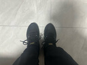 安踏男鞋革面防潑水跑步鞋男黑色輕便防滑休閑鞋春秋運動(dòng)鞋旅游鞋男 曬單實(shí)拍圖