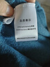 帕什羊絨連衣裙女中長(cháng)款35%山羊絨秋冬V領(lǐng)基礎厚款打底針織衫NF-11226 馬尾藻藍 XL 曬單實(shí)拍圖