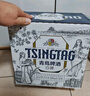 青島啤酒（TsingTao）精釀白啤 全麥釀造 500ml*12聽(tīng) 整箱裝 雙十一熱賣(mài) 曬單實(shí)拍圖