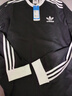 阿迪達斯 （adidas）三葉草系列 男 3-STRIPES LS T 長(cháng)袖 IA4877 黑色  M  曬單實(shí)拍圖