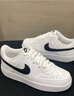 耐克男子透氣平底運(yùn)動(dòng)鞋冬季板鞋NIKE COURT VISION LOW DH2987 101白色/黑/白色 42 曬單實(shí)拍圖