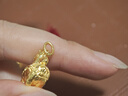 世紀緣珠寶古法黃金吊墜女999足金三花萌馬琺瑯點(diǎn)睛吊墜送女友禮物 4.84g三花御馬吊墜【紅】 曬單實(shí)拍圖