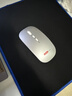 聯(lián)想（Lenovo）無(wú)線(xiàn)鼠標靜音Typec充電學(xué)習商務(wù)辦公鼠標輕薄便攜筆記本臺式電腦一體機外設接收器鼠標配鼠標墊 星耀銀 無(wú)線(xiàn)鼠標+鼠標墊 曬單實(shí)拍圖