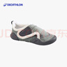 迪卡儂（DECATHLON）寶寶棉鞋嬰兒秋冬季加絨學(xué)步鞋防滑軟底幼兒園室內(nèi)鞋GYMK 灰色加絨款 23 曬單實拍圖