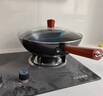 美的（Midea）鐵鍋炒鍋 無(wú)涂層精鐵炒菜鍋煎鍋家用燃氣灶電磁爐通用禮品 曬單實(shí)拍圖