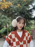 JCZS德國2025年新款耳套女冬季可愛(ài)毛絨戶(hù)外騎車(chē)保暖防風(fēng)御寒防凍耳罩 米色【保暖鎖溫】 曬單實(shí)拍圖