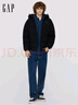 蓋璞男裝2025秋季新款logo寬松連帽泡芙羽絨服百搭保暖外套791896 黑色 L (175/96A)亞洲尺碼 曬單實(shí)拍圖