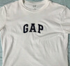 Gap男女裝2025春季新款純棉字母logo短袖T恤常規上衣美版570044 白色 M 美碼 L亞洲碼180/96A 曬單實(shí)拍圖