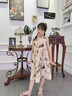 Dudant國際品牌女童連衣裙夏裝2025新款洋氣兒童夏季薄款森系田園風背心 淺黃 130 cm 曬單實拍圖