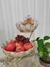 崢野現代輕奢雙層水果盤(pán)客廳茶幾零食盤(pán)歐式陶瓷果盤(pán)簡(jiǎn)約精致果籃 曬單實(shí)拍圖