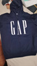 GAP男女裝2025秋季新款logo印花抓絨寬松運動(dòng)連帽衫衛衣786920 海軍藍 XL (180/100A) 亞洲尺碼 曬單實(shí)拍圖