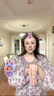 族瑪士純棉睡衣女士2025春秋季新款長(cháng)袖碎花復古大碼薄款套裝家居服夏天 S83367#竹節棉套裝-光影印象紫 M 【建議80-120斤/157-165CM】 曬單實(shí)拍圖