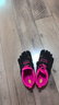 Vibram五指鞋女赤足鞋深蹲硬拉跳繩室內健身鞋綜合運動(dòng)訓練跑步鞋五趾鞋 黑色/粉紅色（建議拍大一碼） 38 曬單實(shí)拍圖
