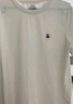 杰克·瓊斯（JACK&JONES）25年男裝短袖T恤男夏季舒適男士T恤涼感多色半袖純色水洗不易走形 本白色A06 M 175 曬單實(shí)拍圖