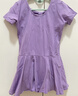 艾舞戈兒童舞蹈服秋冬季女童芭蕾舞裙練功服幼兒園寶寶表演棉裙考級舞蹈 紫羅蘭-長(cháng)袖-后背蝴蝶 140 曬單實(shí)拍圖