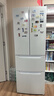 奧馬（Homa）290升60cm超薄嵌入小戶(hù)型法式多門(mén)四門(mén)家用電冰箱一級能效雙變頻風(fēng)冷無(wú)霜雙開(kāi)門(mén)白色冰箱以舊換新 曬單實(shí)拍圖