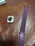 Apple/蘋(píng)果 Watch Series 10 智能手表GPS款42毫米玫瑰金色鋁金屬表殼梅子色回環(huán)式運動(dòng)表帶MX1X3CH/B 曬單實(shí)拍圖