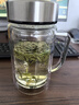 富光雙層玻璃杯支持團(tuán)購(gòu)定制泡茶杯辦公杯帶把 大容量男女水杯子580ML 曬單實(shí)拍圖