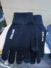 卡爾美（KELME）騎行手套男毛線(xiàn)手套冬季保暖手套防寒觸屏手套跑步運動(dòng)訓練 黑色  曬單實(shí)拍圖