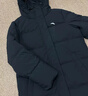 安踏（ANTA）面包羽絨丨中長(cháng)款連帽羽絨服女裝冬季新款防潑水加厚鴨絨保暖外套 【黑巧法棍-中長(cháng)款】基礎黑-3 M (充絨量175) 曬單實(shí)拍圖