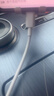 華為原裝6A數據線(xiàn) USB Type-A轉USB Type-C/1m線(xiàn)長(cháng)/支持66W（11V6A）充電 白色CC790 曬單實(shí)拍圖