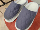 DFBK棉拖鞋男士踩屎感家居室內防滑防臭2025新款不臭腳厚底大碼冬季 深灰【防水】 36 37 【適合35/36腳穿】 曬單實(shí)拍圖