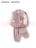 巴拉巴拉balaOne寶寶套裝兒童長(cháng)袖三件套男童女童2025秋裝萌208325104207 曬單實(shí)拍圖