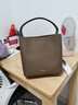 星期六牛皮水桶包輕奢女包手提包單肩斜挎包情教師節禮物送老婆 曬單實(shí)拍圖