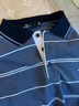 七匹狼短袖T恤男士夏季三色交織細條翻領(lǐng)純棉POLO親膚舒適柔軟透氣男裝 曬單實(shí)拍圖