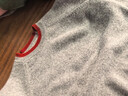 優(yōu)衣羊毛衫春秋冬新款純色針織圓領(lǐng)套頭毛衣時(shí)尚百搭開(kāi)衫上衣毛衣 灰色 357 M 357 曬單實(shí)拍圖