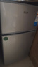 奧克斯小冰箱家用小型迷你冷藏冷凍兩用出租房宿舍用節能省電寢室辦公室電冰箱 【熱賣(mài)款 升級凈化去味】22A126DW銀 曬單實(shí)拍圖