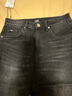 Lee25秋冬新品411舒適高腰小直腳黑灰色女牛仔褲 黑灰色  26  曬單實(shí)拍圖