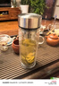 富光玻璃杯雙層帶茶隔大容量水杯 高檔商務(wù)泡茶杯 高硼硅杯子500ml 曬單實(shí)拍圖
