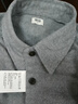 優(yōu)衣庫女裝法蘭絨襯衫/長(cháng)袖襯衣481168 04 煙灰色 XS 曬單實(shí)拍圖