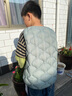 雅鹿輕薄馬夾羽絨馬甲背心內膽中大童寶寶男童女童外穿坎肩秋冬季 豆綠 150 曬單實(shí)拍圖