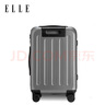 ELLE22英寸石墨灰行李箱拉鏈萬向輪旅行箱時尚拉桿箱 曬單實拍圖