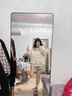 棉致學(xué)院風(fēng)撞色條紋棉服女冬季新款加厚面包服寬松棉衣外套羽棉襖絨服 706米白色【高品質(zhì)】 M 105-120斤 曬單實(shí)拍圖