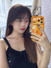 金恒適用蘋果17promax手機(jī)殼iPhone17液態(tài)硅膠保護(hù)殼iphone17pro高級(jí)感鏡頭全包16pro防摔支架掛繩外殼 【卡通-活力橙+絨布短繩】鏡頭保護(hù) iPhone 17 Pro Max 曬單實(shí)拍圖